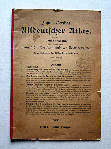 Perthes' Alldeutscher Atlas (1903)
Voorkant band