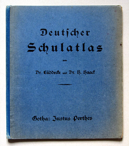 Lüddecke-Haack, Deutscher Schulatlas, 1923
Voorkant band