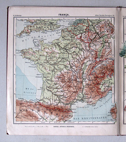 Lüddecke, Atlas Escolar Portuguez, 1902
16. França