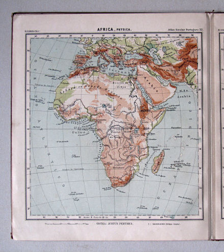 Lüddecke, Atlas Escolar Portuguez, 1902
32. Africa, physica