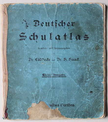 Lüddecke-Haack, Deutscher Schulatlas, Kleine Ausgabe, 1910
Voorkant band