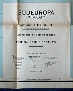Ubique terrarum, Perthes-Karten
Titel van kaart 16 / Title of sheet 16
