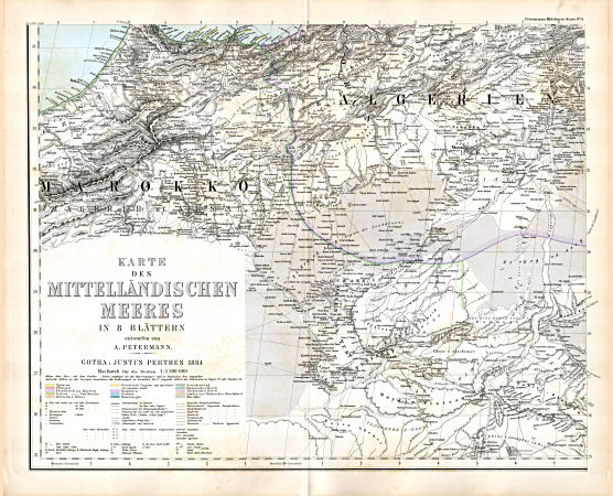 Petermann's Mittelmeer-Karte (1884)
Nº 5