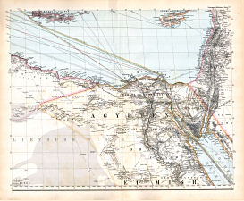 Petermann's Mittelmeer-Karte (1884) Nº 7