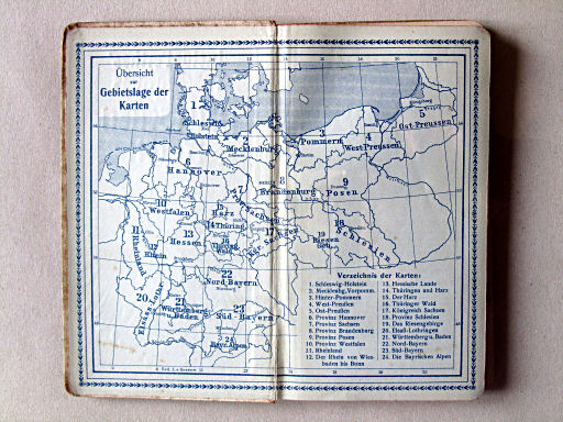 Taschen-Atlas vom Deutschen Reich (1914)
Schutblad voorin / Front endpaper