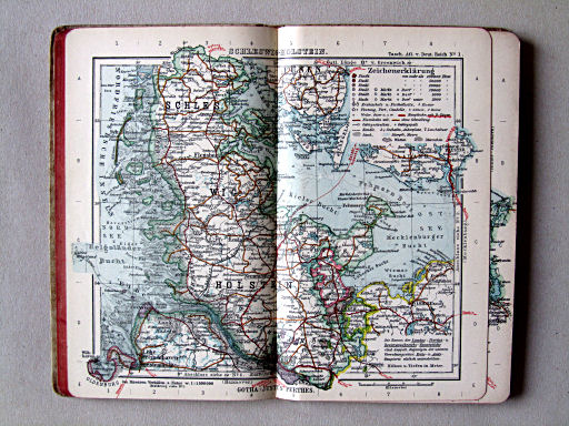 Taschen-Atlas vom Deutschen Reich (1914)
1. Schleswig-Holstein