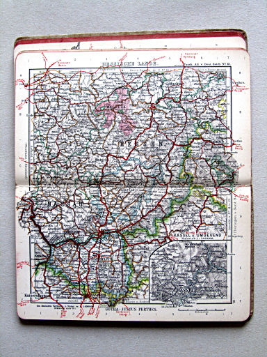 Taschen-Atlas vom Deutschen Reich (1914)
13. Hessische Lande