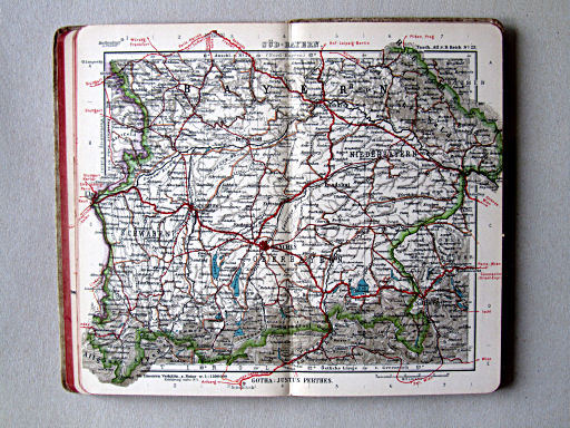 Taschen-Atlas vom Deutschen Reich (1914)
23. Süd-Bayern