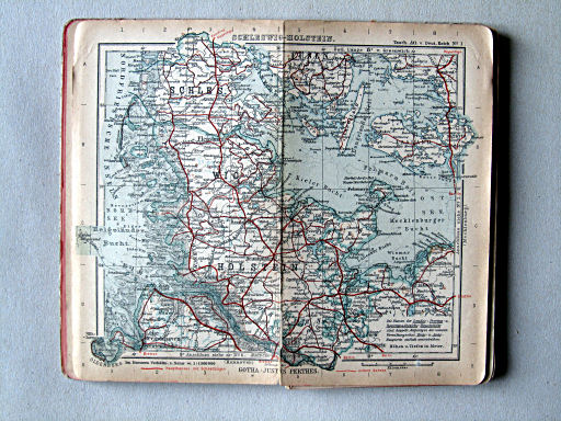 Taschen-Atlas vom Deutschen Reich (1922)
1. Schleswig-Holstein