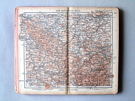 Taschen-Atlas vom Deutschen Reich (1922)
16. Der Thüringer Wald