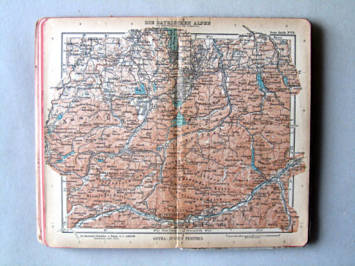 Taschen-Atlas vom Deutschen Reich (1922)
24. Die Bayrischen Alpen