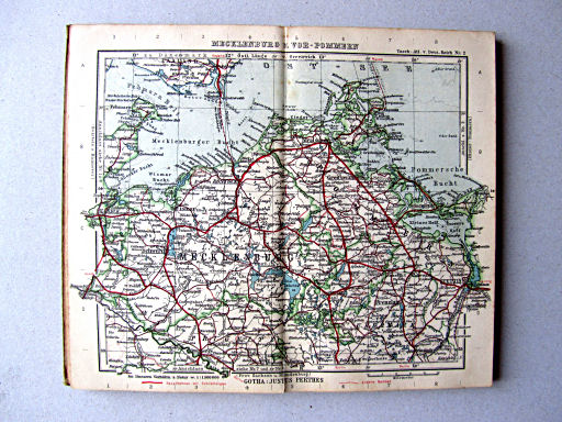Taschen-Atlas vom Deutschen Reich (1938)
2. Mecklenburg u. Vor-Pommern