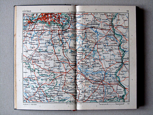 Taschenatlas von Deutschland, 1952
18. Cottbus