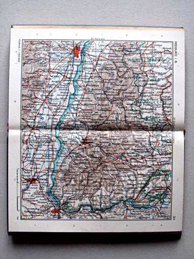 Taschenatlas von Deutschland, 1952
34. Freiburg i. B.