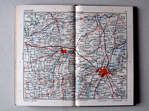 Taschenatlas von Deutschland, 1952
36. München