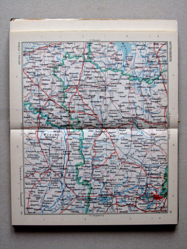 Taschenatlas von Deutschland, 1952
11. Wittenberge