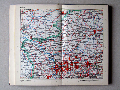 Taschenatlas von Deutschland, 1952
14. Essen