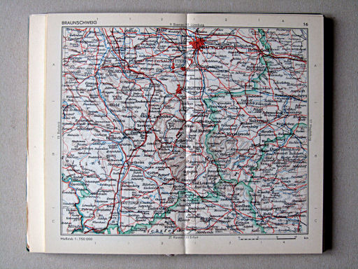 Taschenatlas von Deutschland, 1952
16. Braunschweig