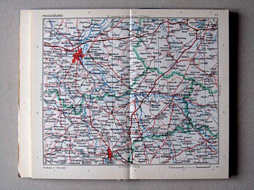 Taschenatlas von Deutschland, 1952
17. Magdeburg