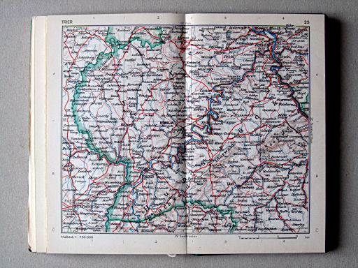 Taschenatlas von Deutschland, 1952
25. Trier