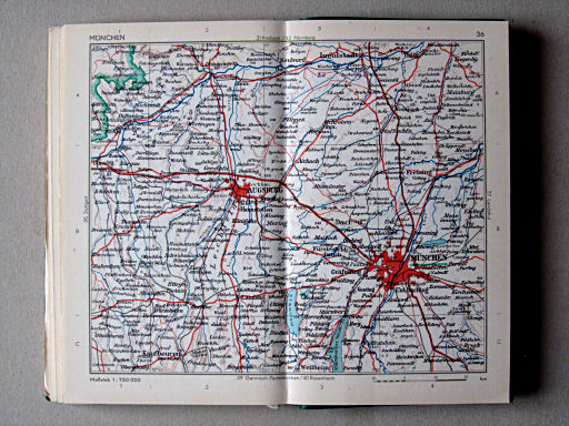 Taschenatlas von Deutschland, 1952
36. München