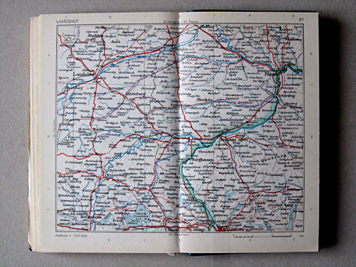 Taschenatlas von Deutschland, 1952
37. Landshut