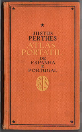 Perthes Atlas portátil de Espanha e Portugal (1938)
Voorkant band / Front cover