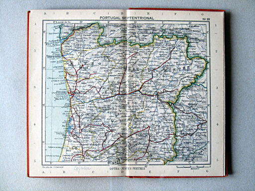 Perthes Atlas portátil de Espanha e Portugal (1938)
23. Portugal Septentrional