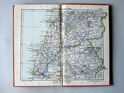 Perthes Atlas portátil de Espanha e Portugal (1938)
24. Portugal Central