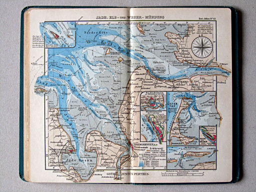 Justus Perthes' See-Atlas (1894)
13. Jade, Elb- und Weser-Mündung