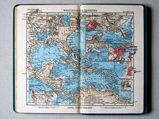 Justus Perthes' See-Atlas (1894)
22. Westindische Gewässer