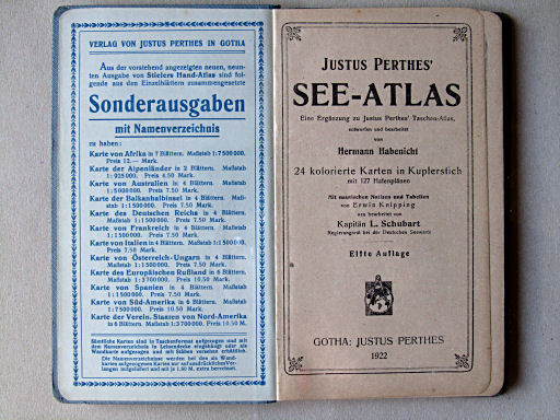 Justus Perthes' See-Atlas (1922)
Titelpagina / Title page