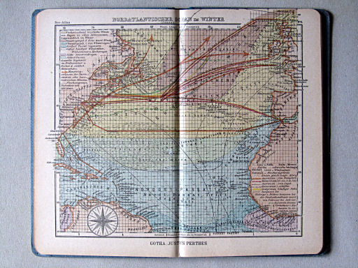 Justus Perthes' See-Atlas (1922)
9. Nordatlantischer Ocean im Winter