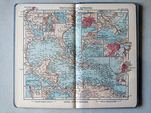 Justus Perthes' See-Atlas (1922)
22. Westindische Gewässer