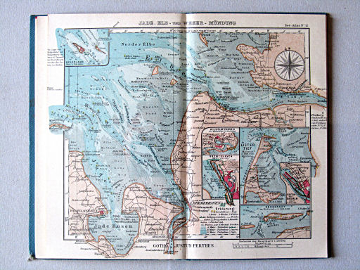 Justus Perthes' See-Atlas (1925)
13. Jade, Elb- und Weser-Mündung