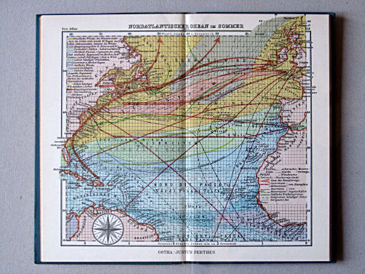 Justus Perthes' See-Atlas (1940)
8. Nordatlantischer Ocean im Sommer