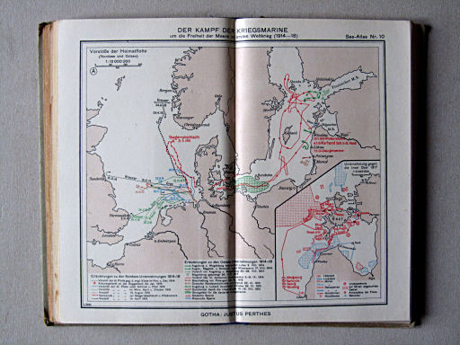 Justus Perthes See-Atlas (1944)
10. Der Kampf der Kriegsmarine (1914-18) A