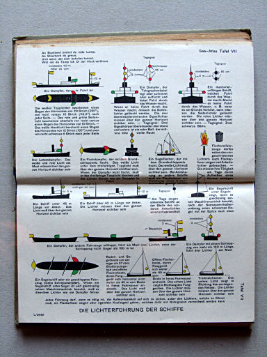 Justus Perthes See-Atlas (1944)
VII. Die Lichterführung der Schiffe