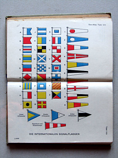 Justus Perthes See-Atlas (1944)
VIII. Die internationalen Signalflaggen