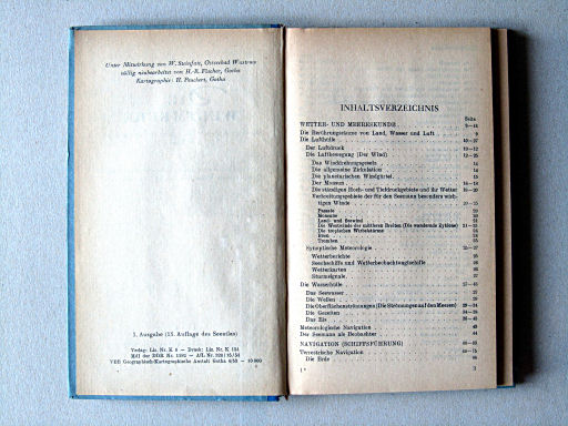 Haack, Die Weltmeere (1954)
Inhoudsopgave 1 / Table of contents 1