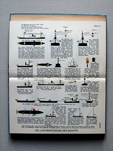 Haack, Die Weltmeere (1954)
Tafel IX. Die Lichterführung der Schiffe