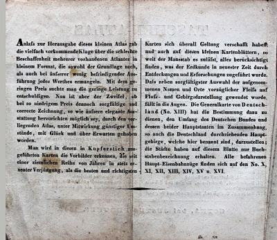 Perthes' Taschen-Atlas über alle Theile der Erde (1845)
Voorwoord / Preface