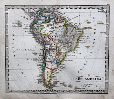 Perthes' Taschen-Atlas über alle Theile der Erde (1845)
7. Süd-America