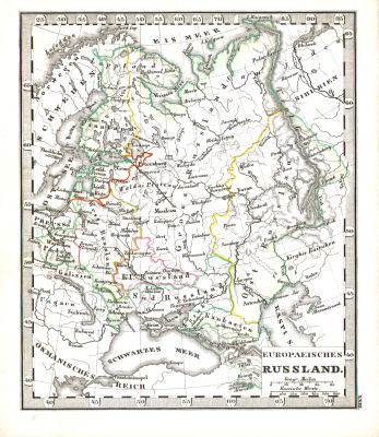 Perthes' Taschen-Atlas über alle Theile der Erde (1850)
23. Europaeisches Russland