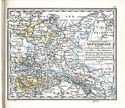 Perthes' Taschen-Atlas über alle Theile der Erde (1866)
15. Nordöstliches Deutschland