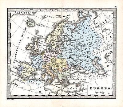 Perthes' Taschen-Atlas über alle Theile der Erde (1878)
3. Europa