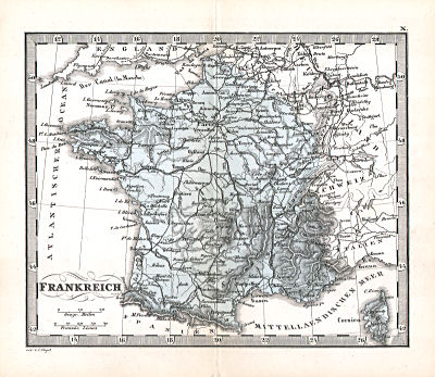 Perthes' Taschen-Atlas über alle Theile der Erde (1878)
10. Frankreich