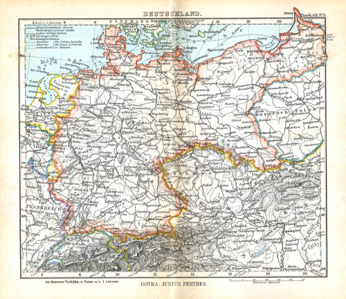 Perthes' Taschen-Atlas (1888)
3. Deutschland