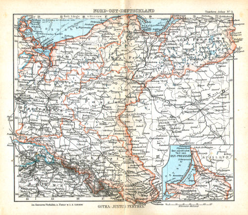 Perthes' Taschen-Atlas (1888)
5. Nord-Ost-Deutschland