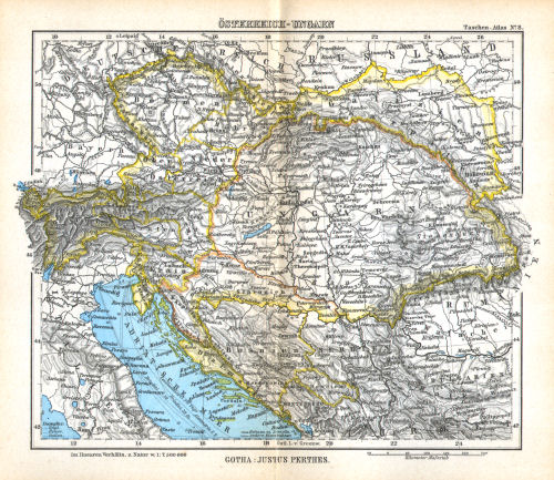 Perthes' Taschen-Atlas (1888)
8. Österreich-Ungarn